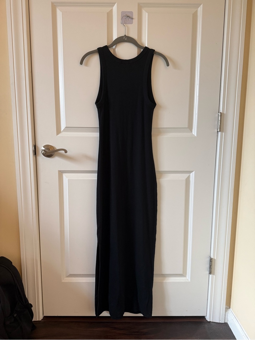 ☀️ Summer Sale! Universal Thread Black Sleeveless Ribbed Maxi Dress NWOT! - Picture 2 of 4